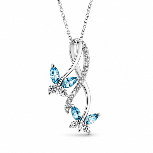 Blue Butterfly Pendant