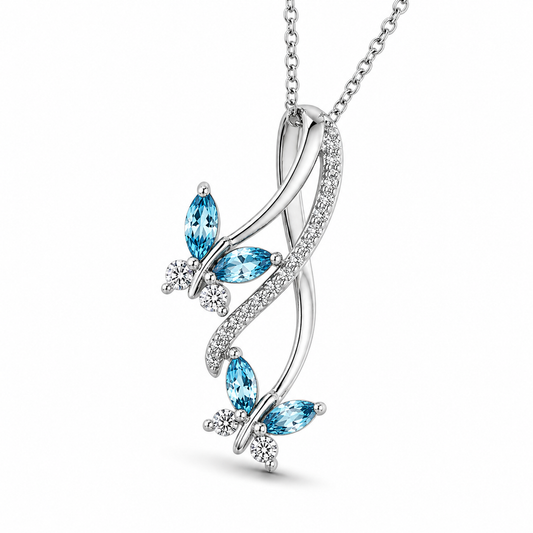Blue Butterfly Pendant