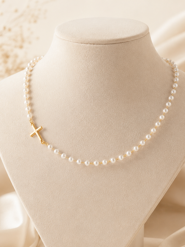 Eternal Pearl Necklace – alt view